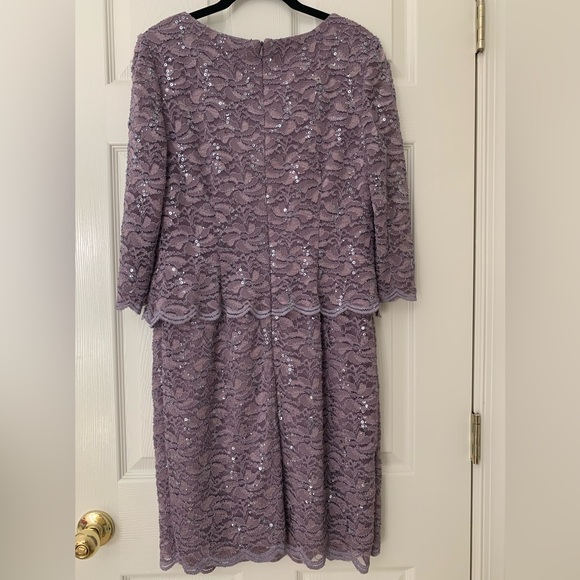 Dresses, ALEX EVENINGS, size 8P, color violet - Picture 2 of 3